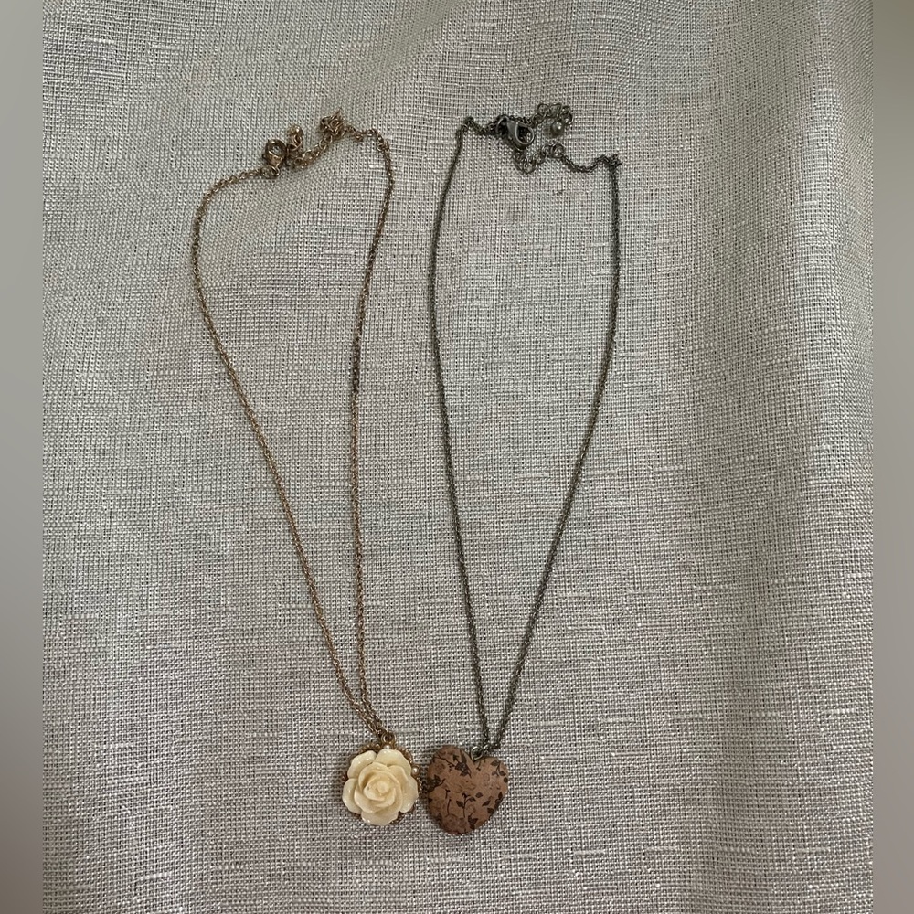 2 necklaces